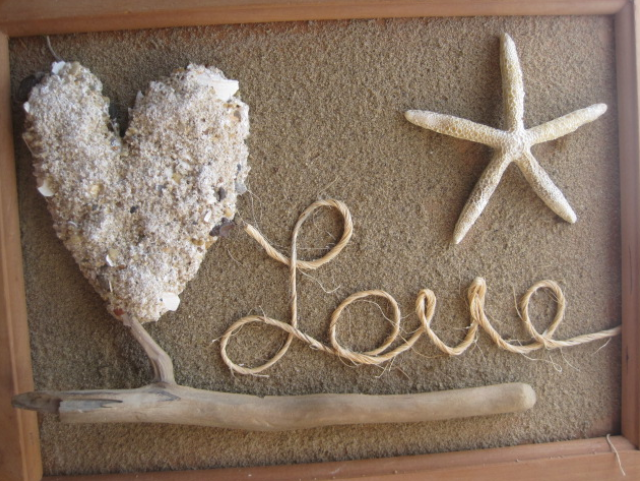 διακοσμητικό με άμμο