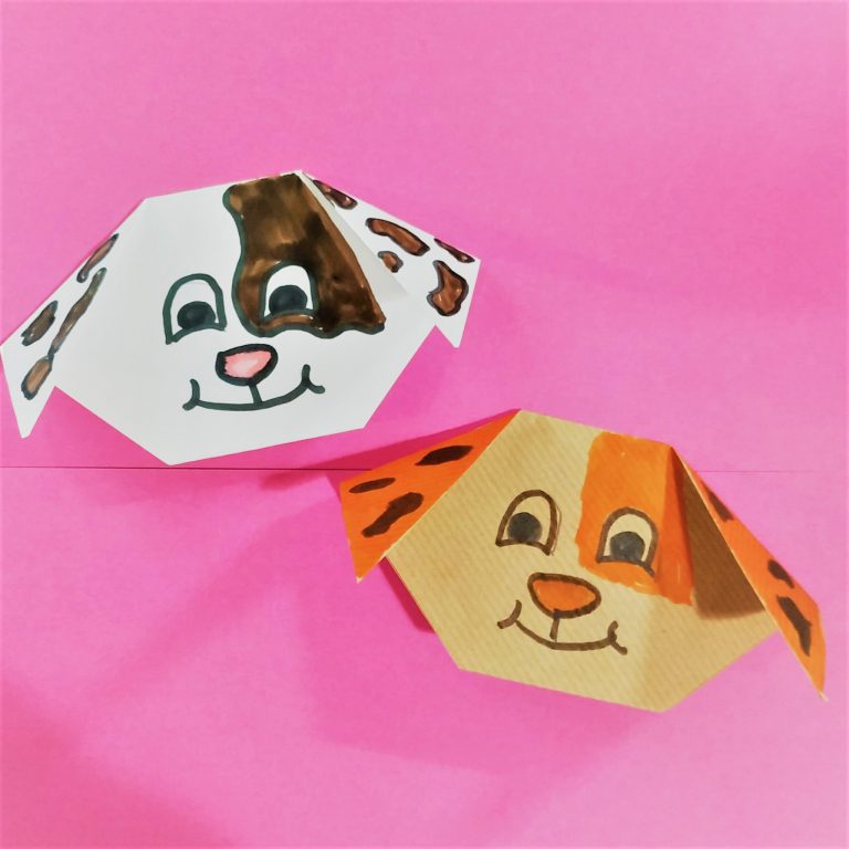 Φτιάχνουμε εύκολο origami σκυλάκι